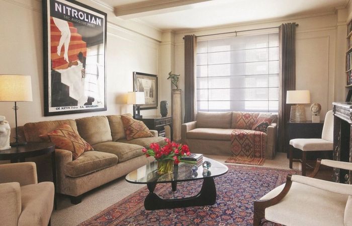 Pre-War Apartment — The living room